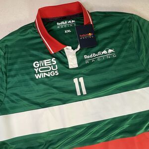 NWT Red Bull Racing F1 2022 Sergio "Checo" Perez Team Polo Shirt Green Men's XXL